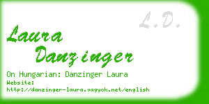 laura danzinger business card